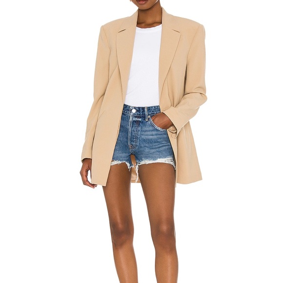 GRLFRND Helena High Rise Cut Off Short - Picture 2 of 5